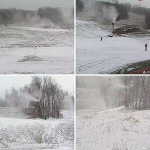 Snowmaking At Loon 11/18/8