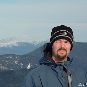 Me on Summit of Osceola Mt. Washington in the backgroud