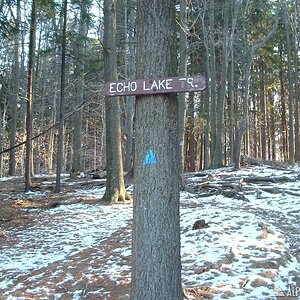 Echo Lake Trail Sign