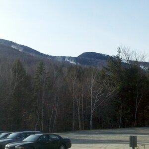 Snowmaking from Brookside Parking Lot