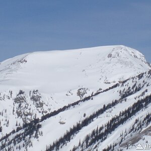 View of the Grand from the top of the Headwall