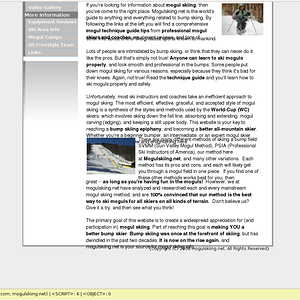 mogulskiing.net screenshot linux