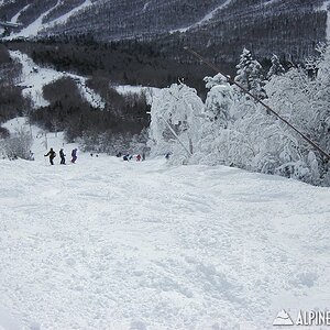 Sunrise at Sugarbush after 18" dump