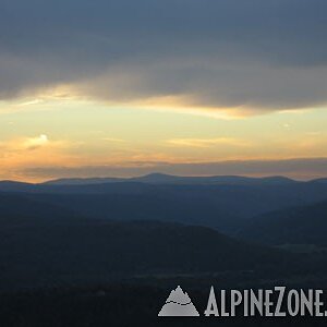 Looking at west Mt. Greylock from Massaemett Mountain, MA