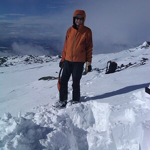 Snow pit above North Branch Ammonoosuc Ravine