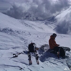 Lunch rocks above North Branch Ammonoosuc Ravine