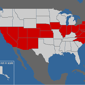 states visited