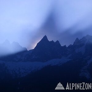 Sunrise over Alps