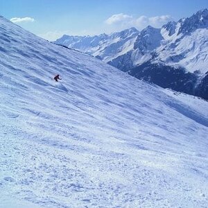 Skiing Grands Montets