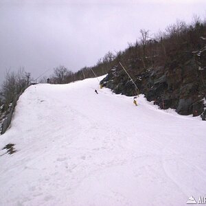 Looking up The Cliff