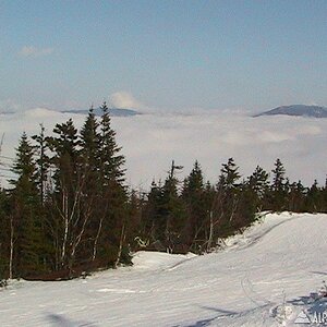 Looking Down On the Clouds From Barker