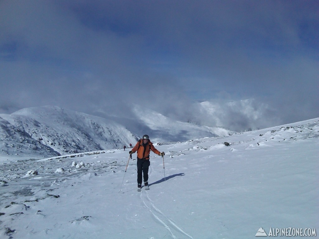 Ascending ridge above Jacobs Ladder
