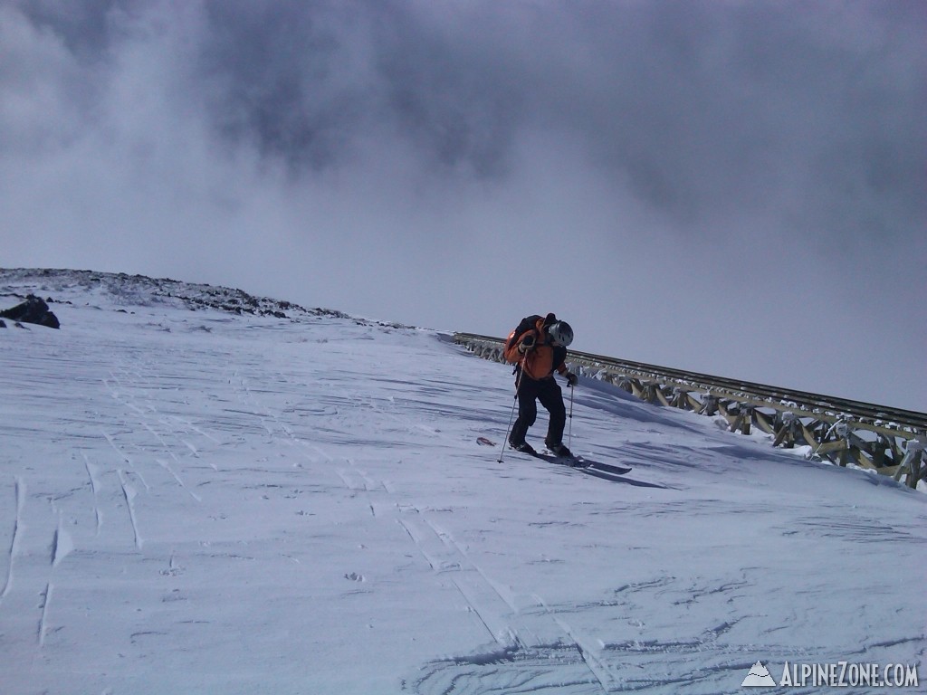 Ascending ridge above Jacobs Ladder