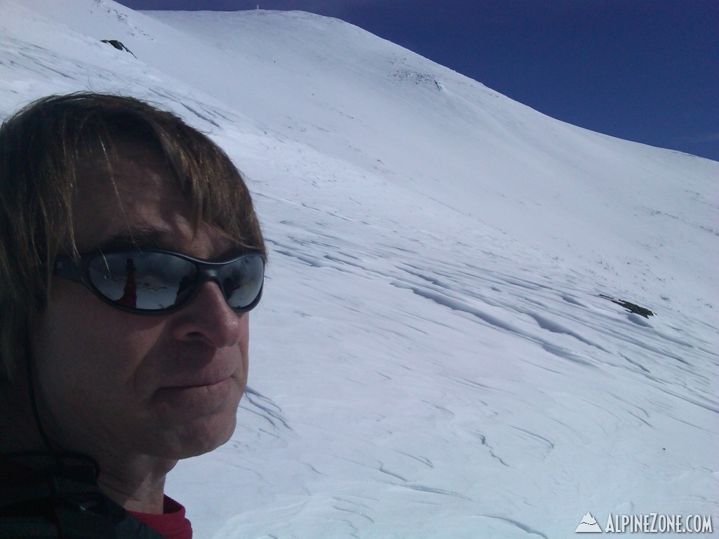 Ascending the ridge above Jacobs Ladder