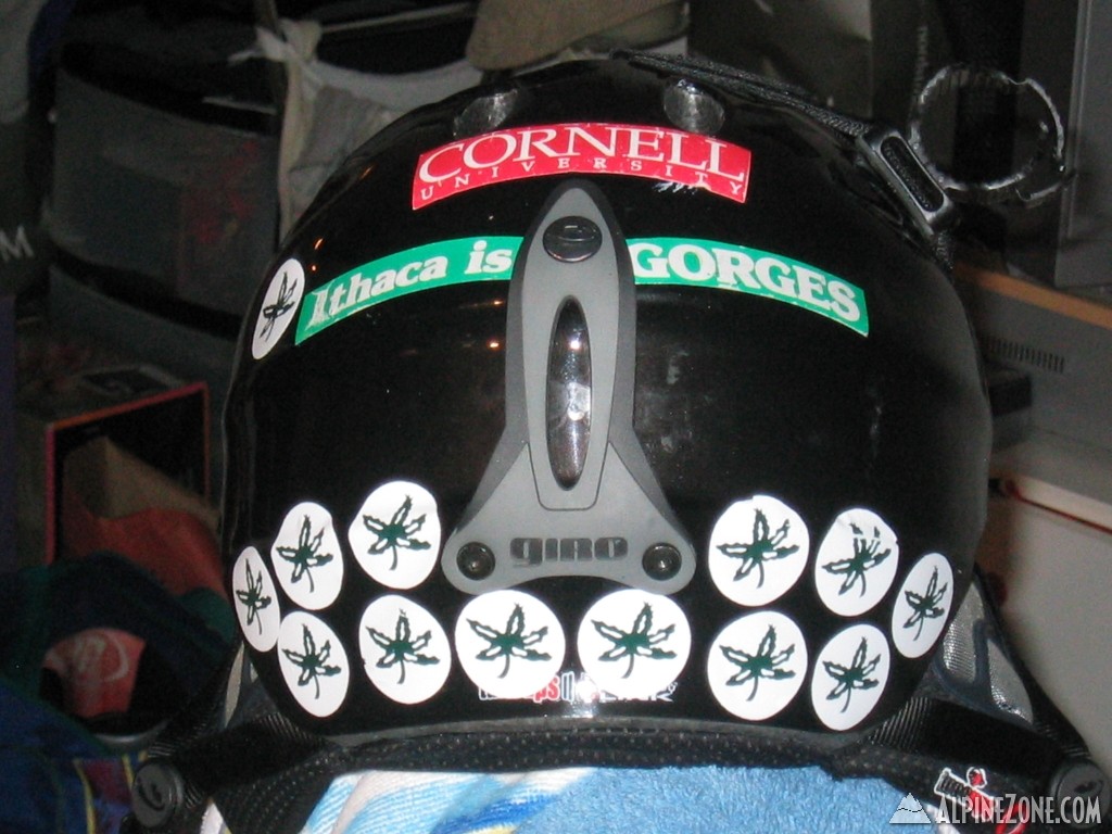 Bucks on helmet