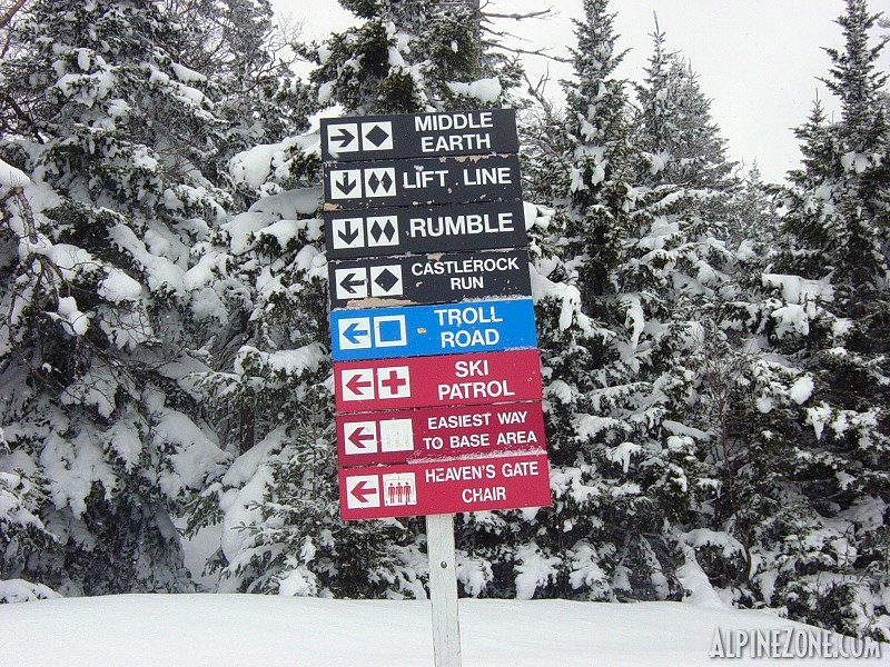 Castlerock summit signs