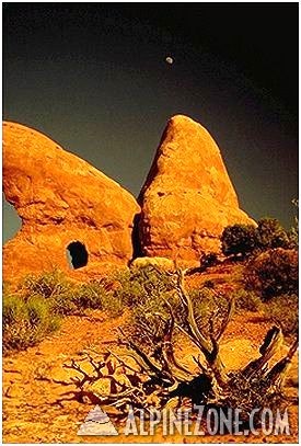 detail of north window arch, Arches NP Utah