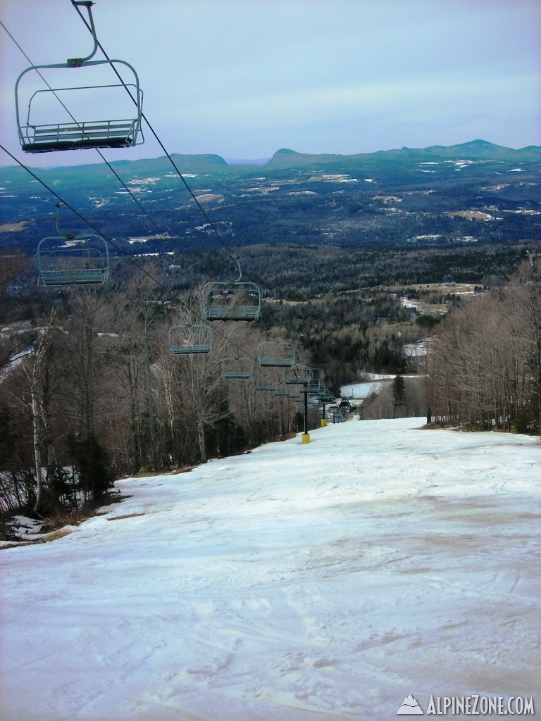 Empty Chairs and Empty Ski Trails.  Thanks for a great season!