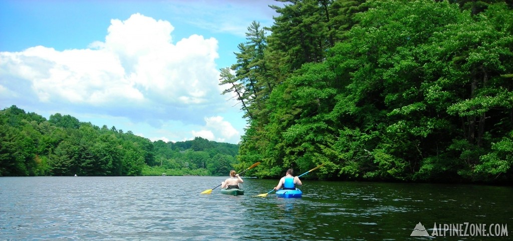 Heading North on the CT River