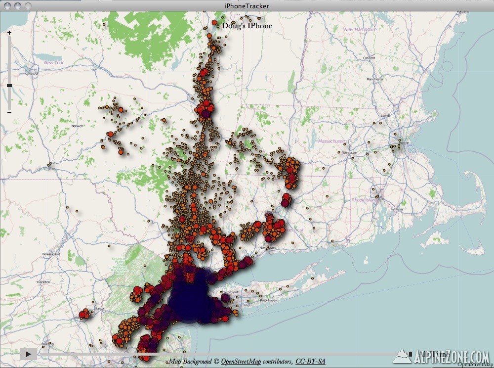 iPhone tracking