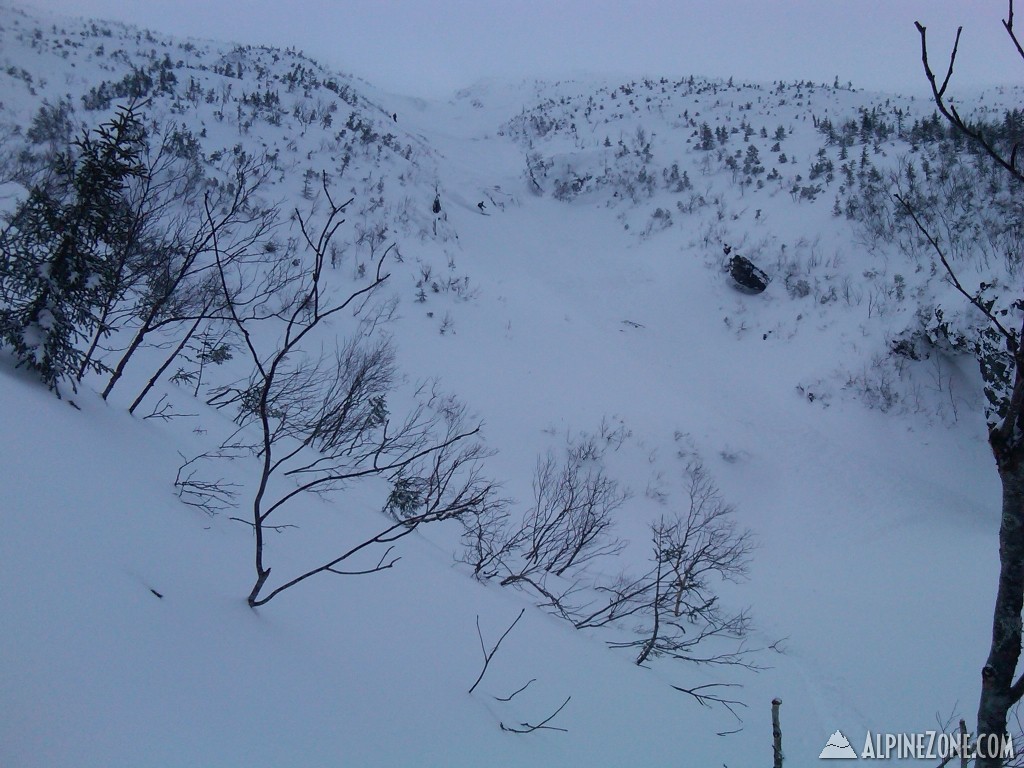 John descending Ammonoosuc Ravine