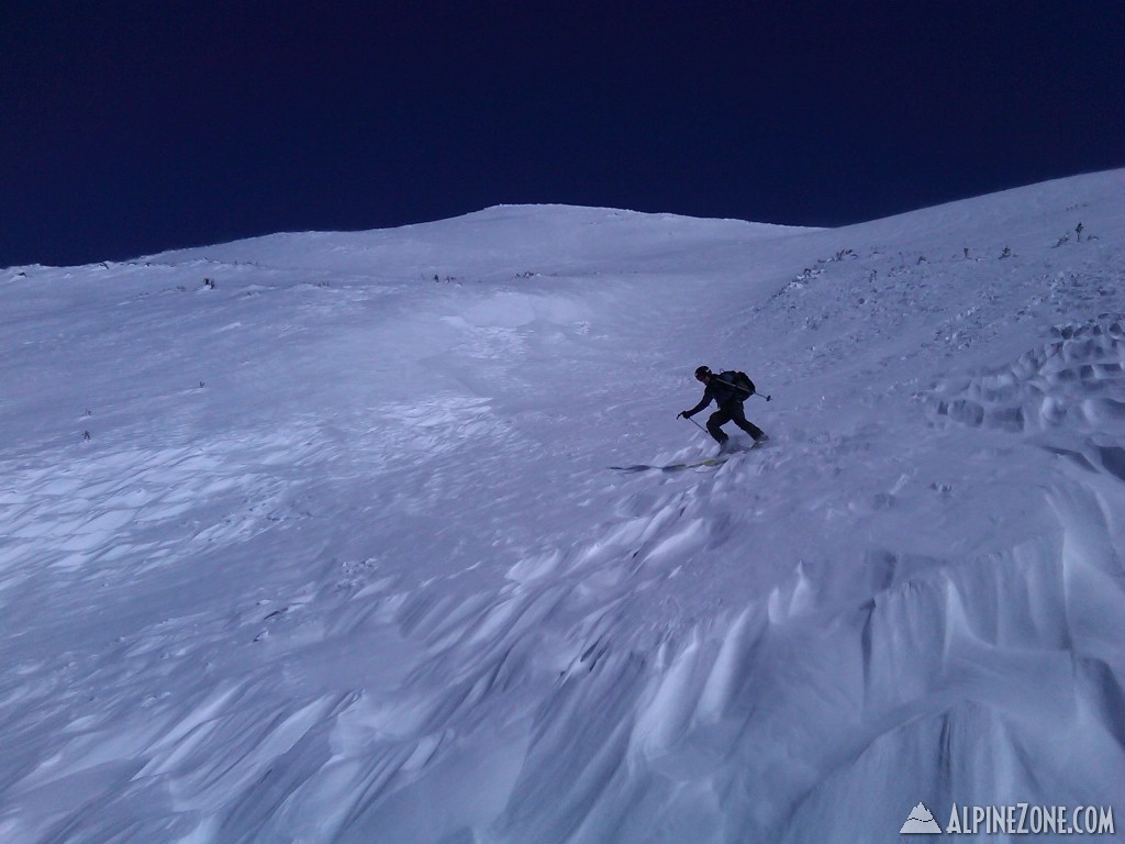 Matt Descending Ammonoosuc Ravine 3-05-2010