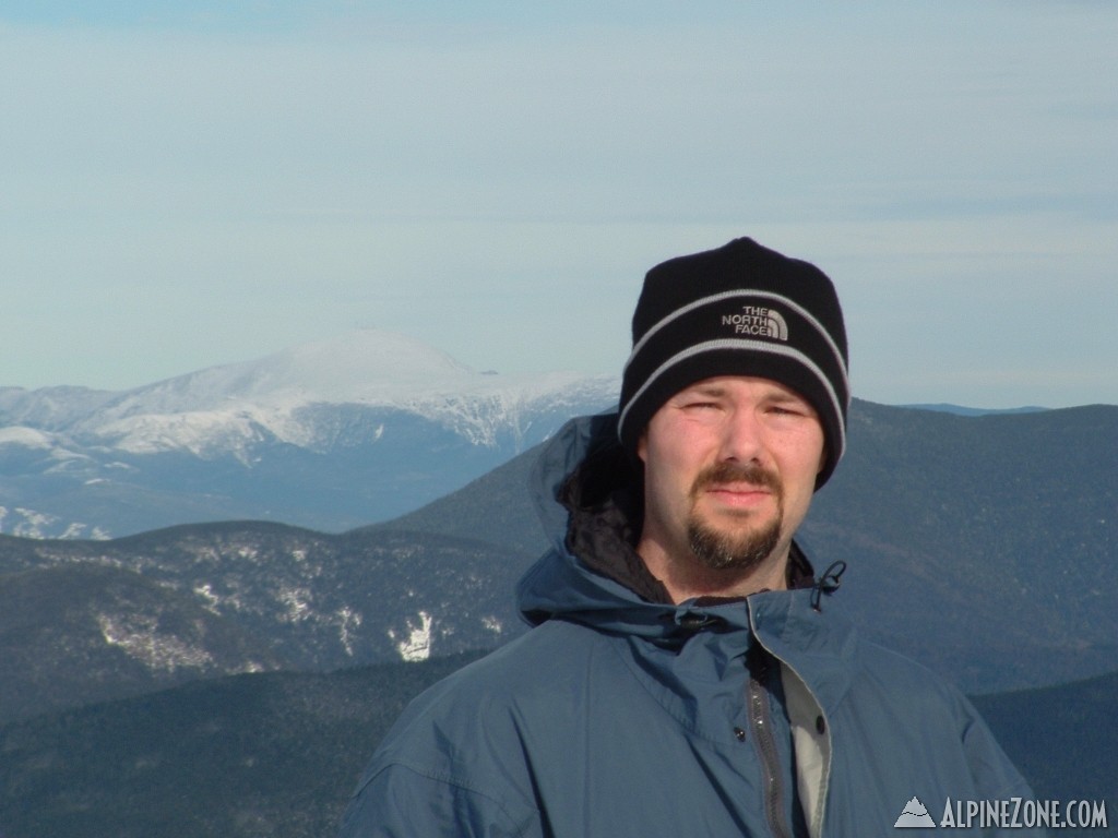 Me on Summit of Osceola Mt. Washington in the backgroud