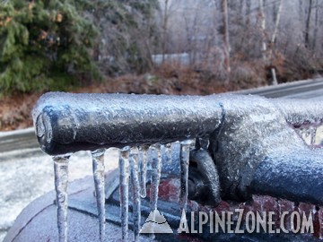 roof rack - ice storm december 2008