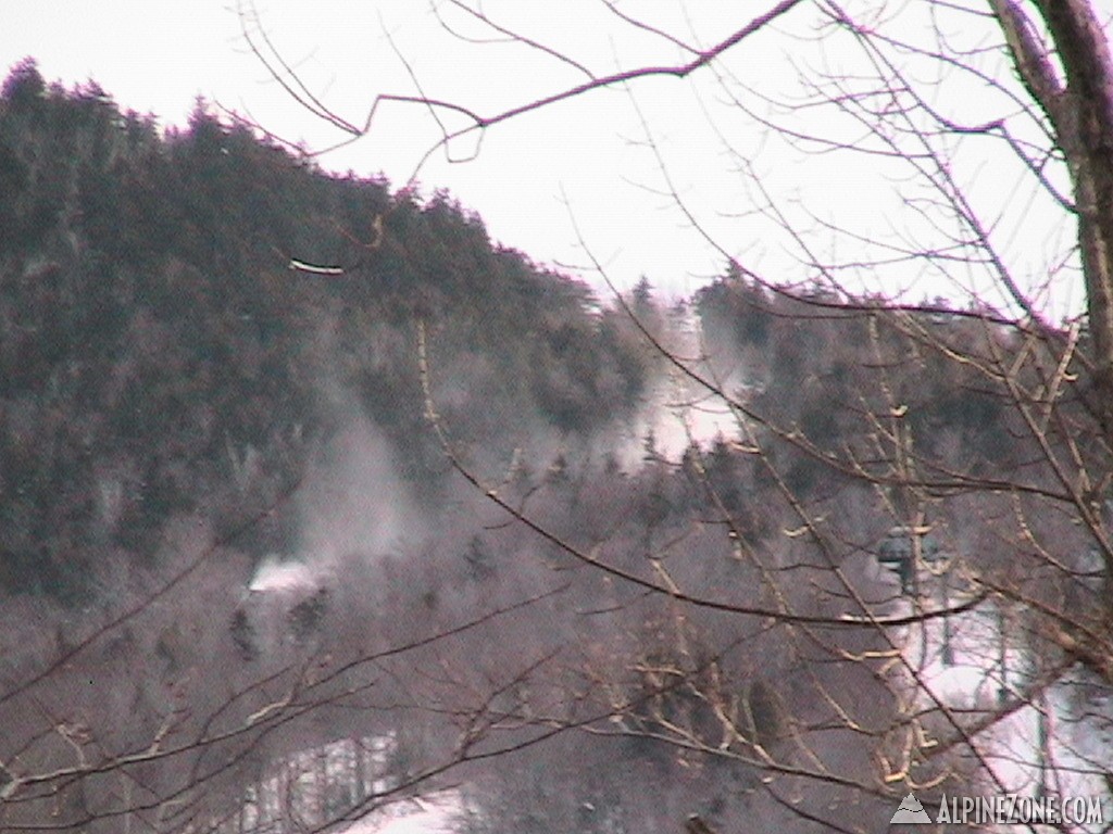 Snowmaking On Upper Flying Fox