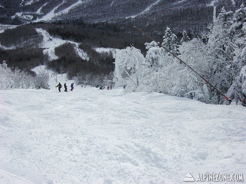 Sunrise at Sugarbush after 18&quot; dump