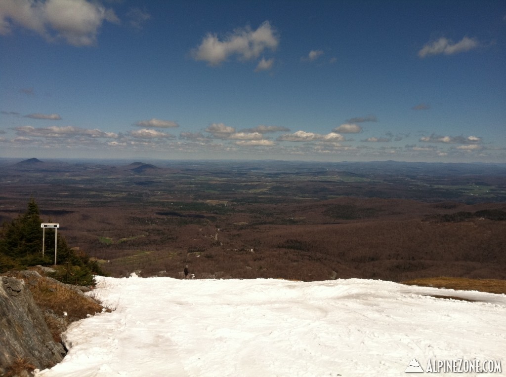 The vew from the start of the CanAm trail.