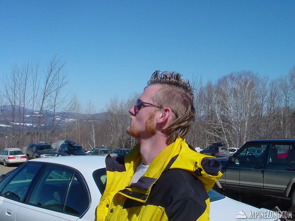 This hair came off that night :)