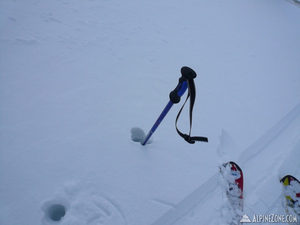 Upslope out of bounds