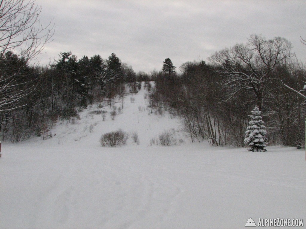 View of the lower slope