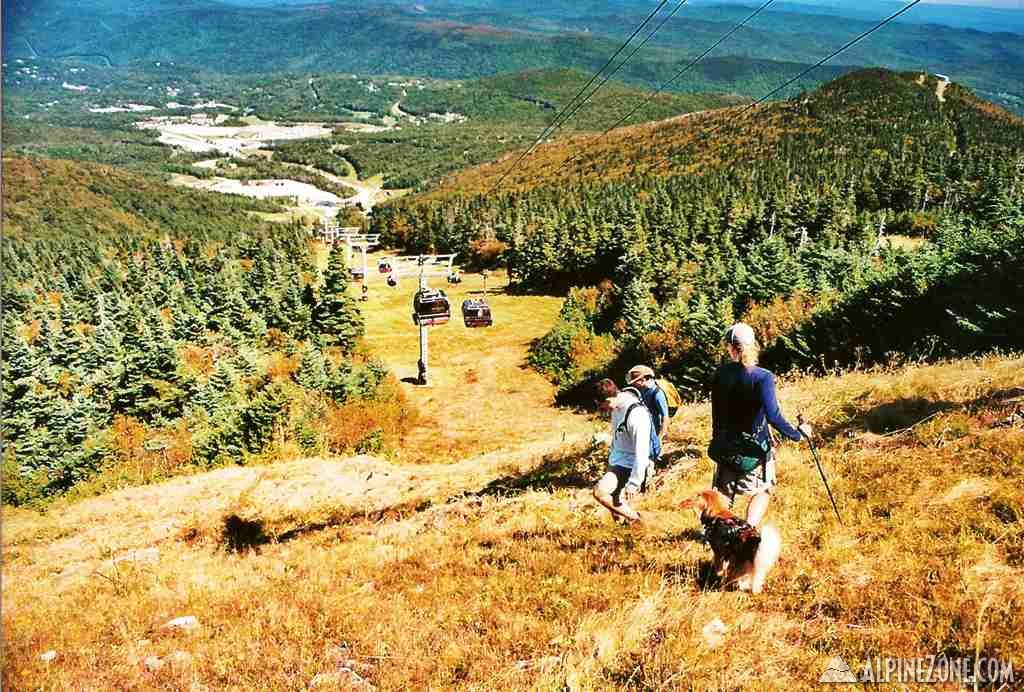 We Begin Our Descent Down Upper Cascades