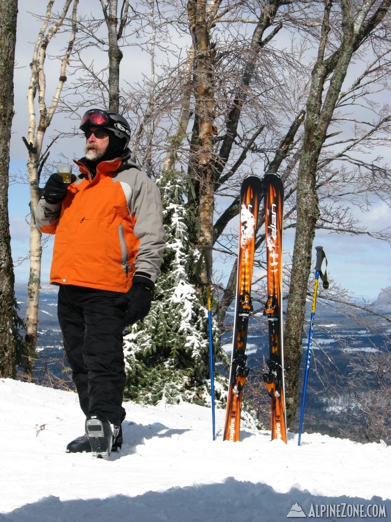 What Every Man Needs--Snow, His Skis, and a Glass of Scotch!